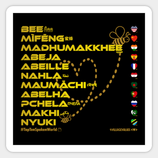 BEE: Say ¿Qué? Top Ten Spoken (World) Sticker